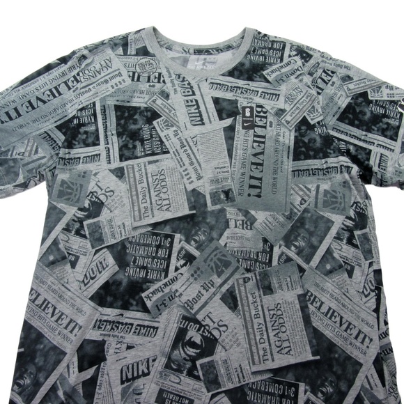 nike newspaper print